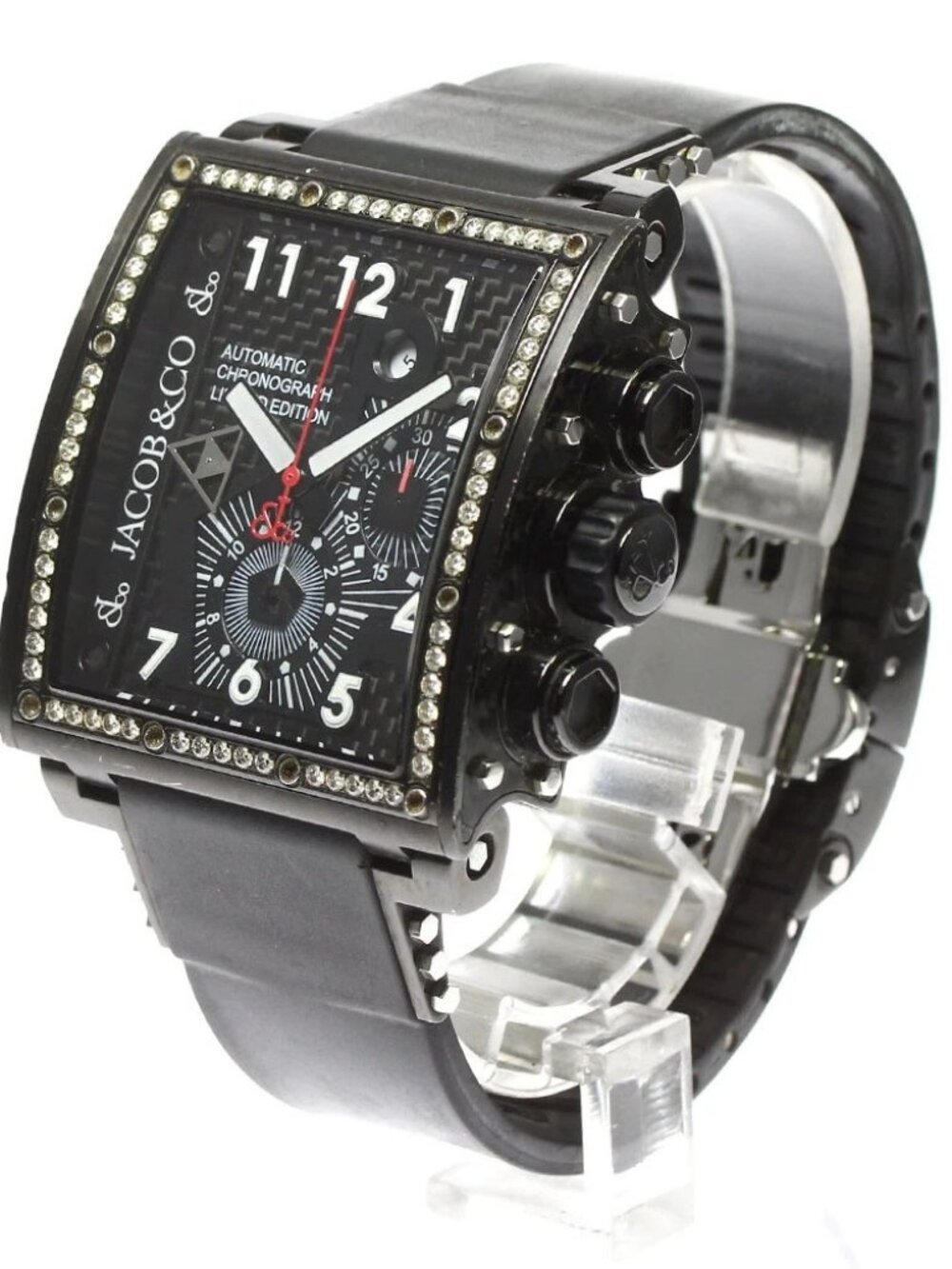JACOB&CO epic JC-V2Q9 Diamond Bezel black Dial Automatic Men's Watch_802097